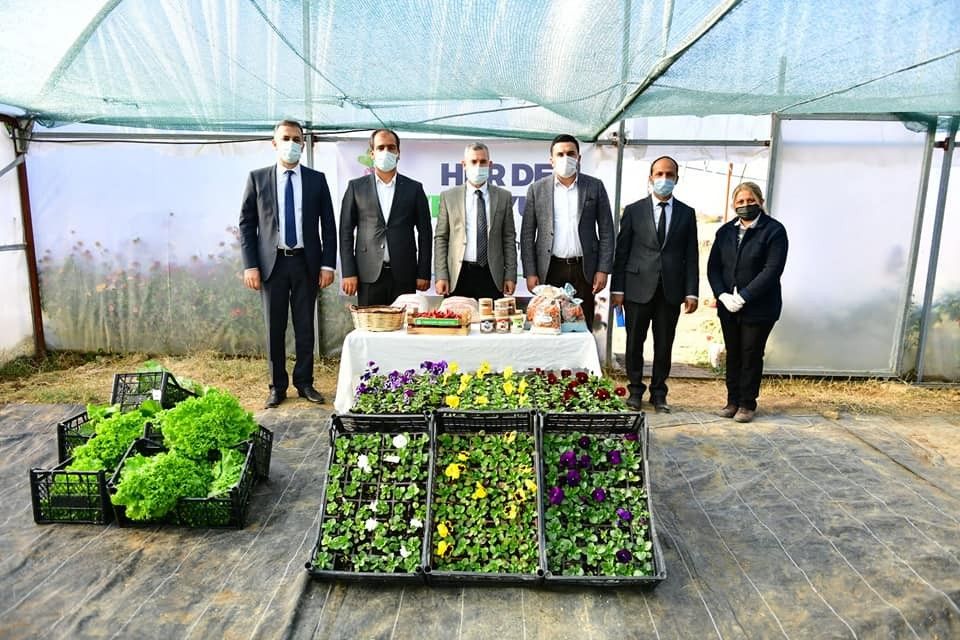 Yeşilyurt Belediyesi kendi çiçeğini üretiyor