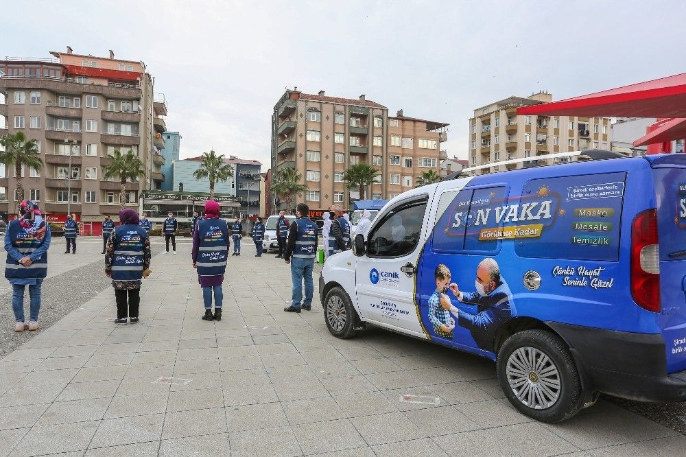 Canik'in korona savaşçıları: Biz sizin için varız