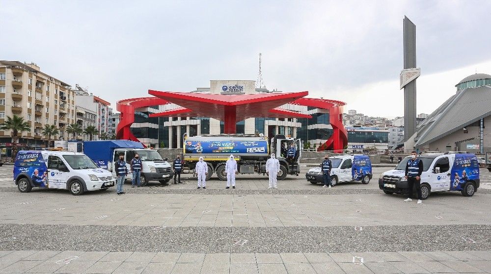 Canik'in korona savaşçıları: Biz sizin için varız