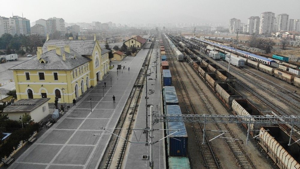 Çin'e giden ikinci ihracat treni Kayseri'de
