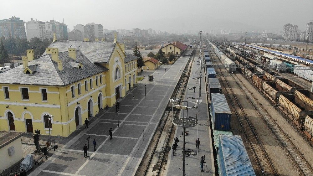 Çin'e giden ikinci ihracat treni Kayseri'de