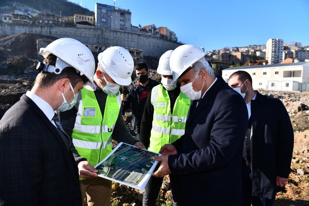 Çömlekçi Kentsel Dönüşüm Projesi'nin 1. etap çalışmaları sürüyor
