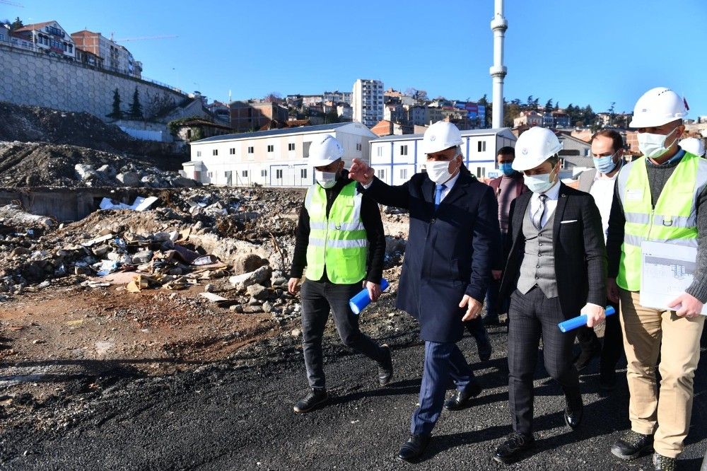 Çömlekçi Kentsel Dönüşüm Projesi'nin 1. etap çalışmaları sürüyor