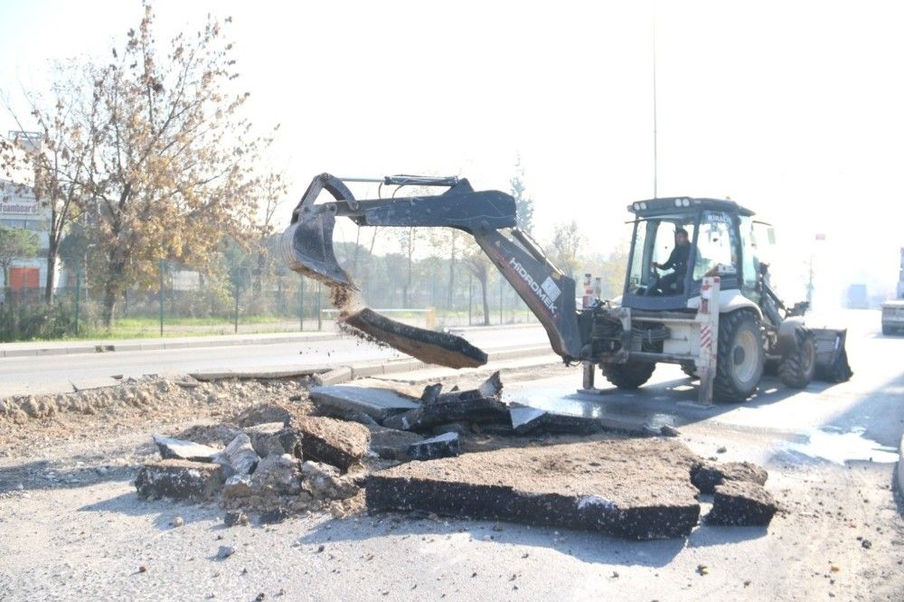Gebze ve Dilovası yolları asfaltlandı