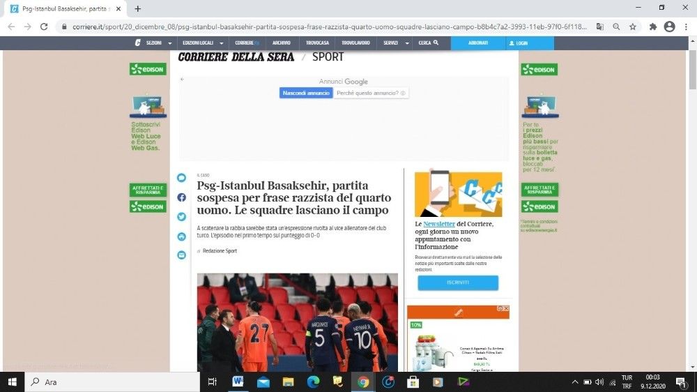 Irkçı saldırı, Avrupa basının gündeminde
