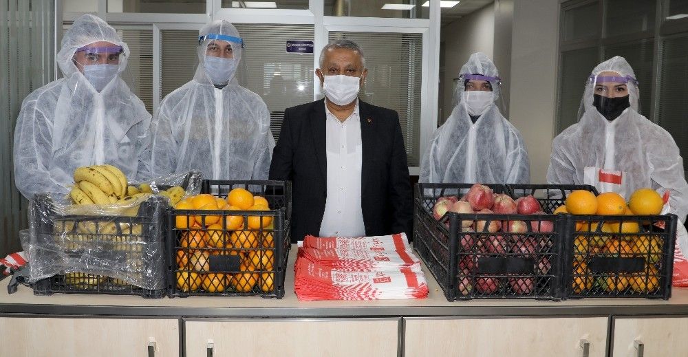 Korona virüs karantinasındaki vatandaşlara vitamin desteği