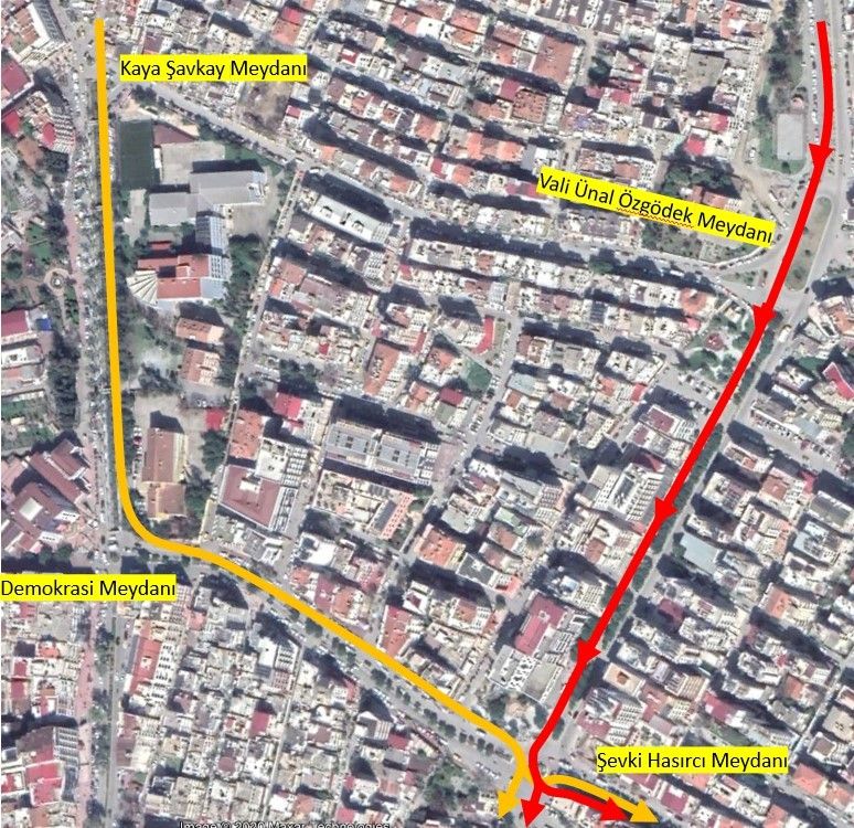 Kusadası'nda trafik sakinleştirme projesi devam ediyor