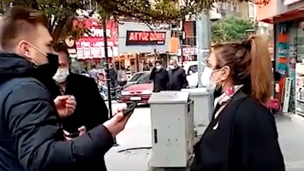 Polisi görünce maskesini taktı, cezadan kurtulamadı