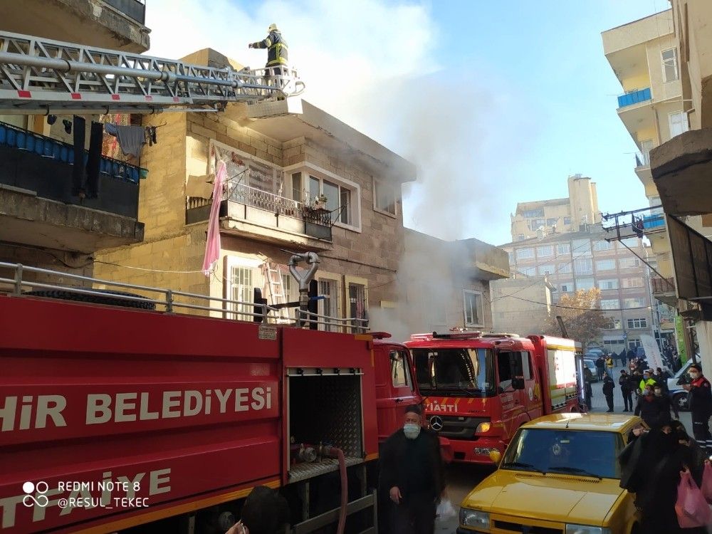 Yangından böyle kurtuldular