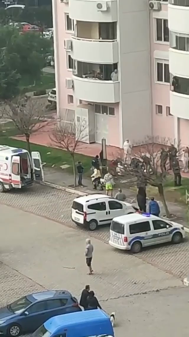 Albatros Sitesi'nden şoke eden görüntüler