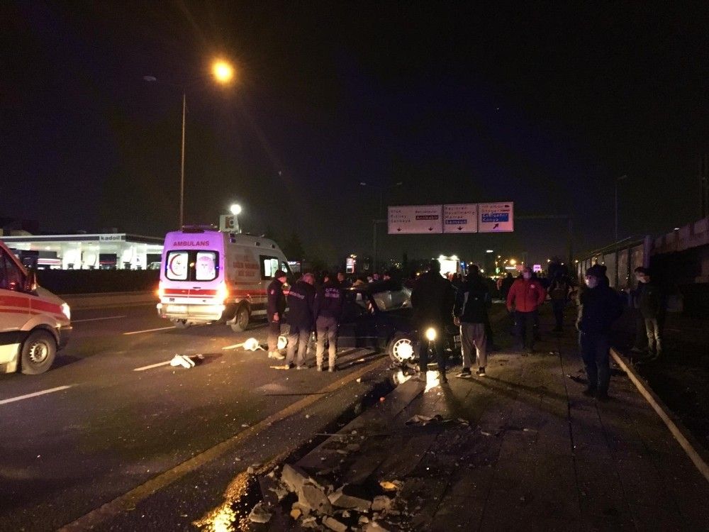 Ankara'da zincirleme kaza: 1 ölü, 5 yaralı