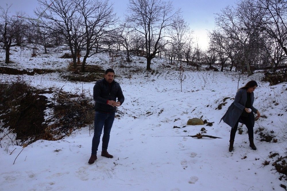 Aydın'da dağlar beyaza boyandı