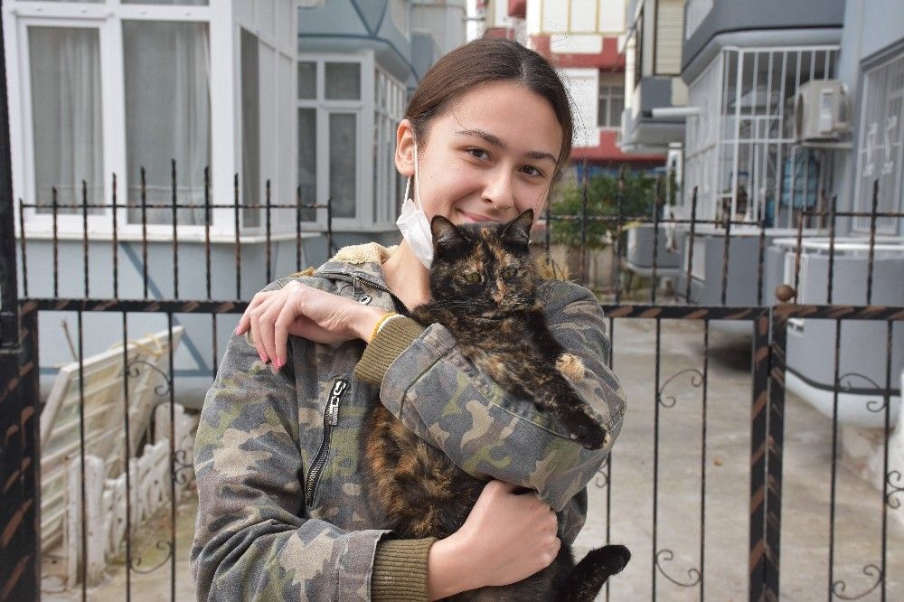 Berrak, 50 kedi ve 15 köpeğe sahip çıktı
