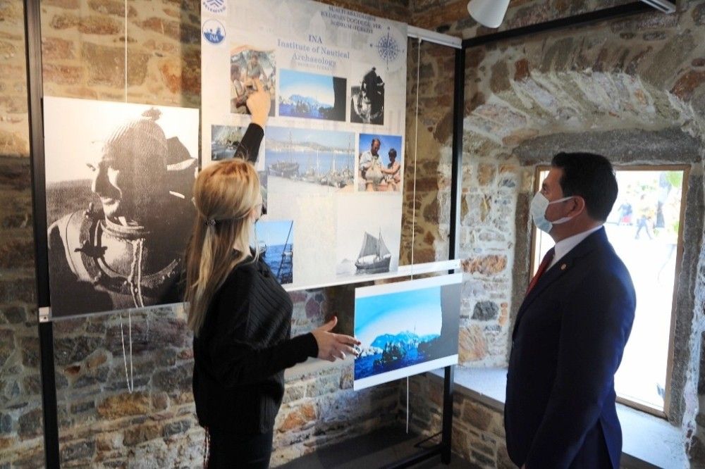 Bodrum'da sualtı sergisi