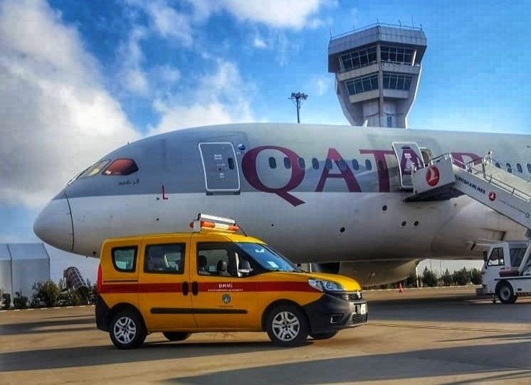 Uçakta korona virüs paniği