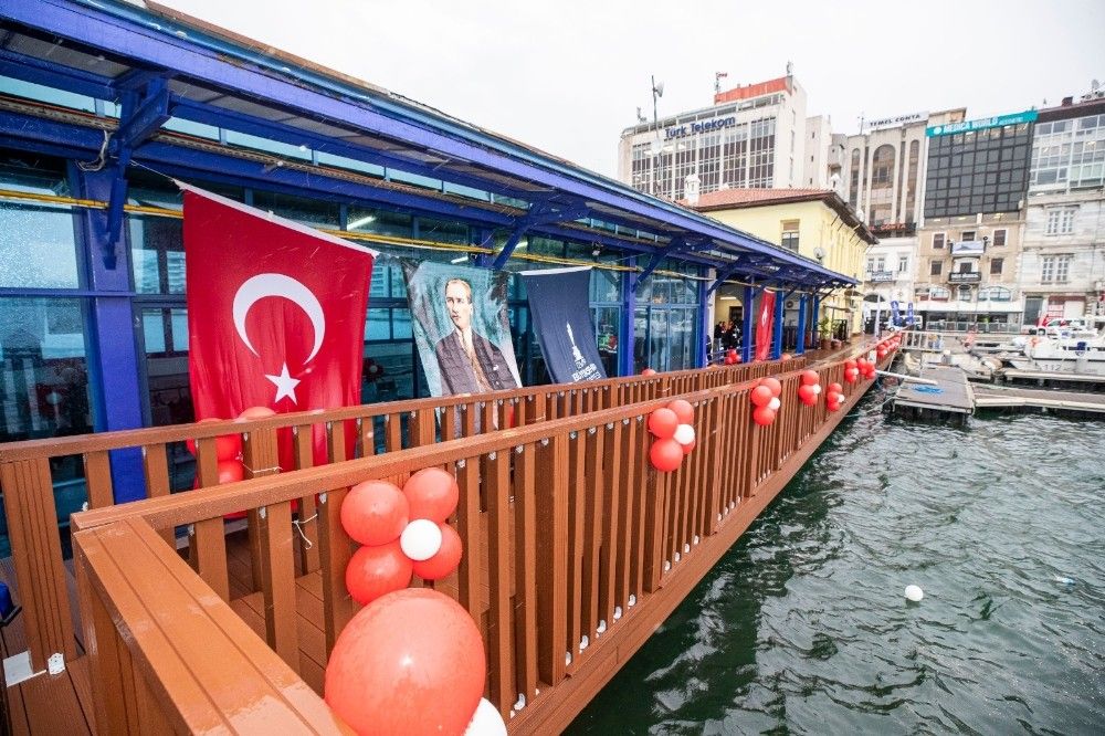 Yenilenen Pasaport İskelesi hizmete girdi