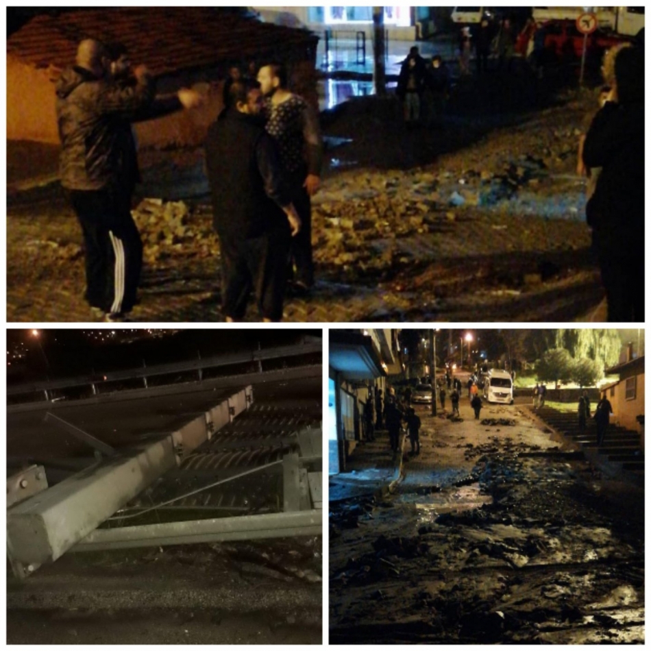 Çiğli'yi sel aldı, yollar çamur deryası