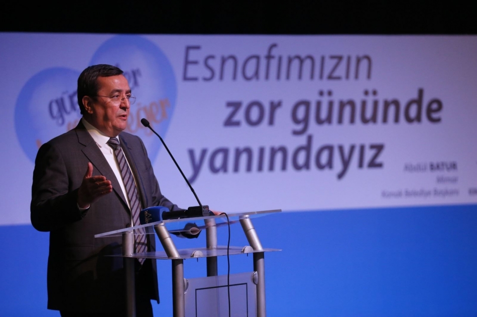 Batur: Bizim tarafımız belli, esnaftan yanayız