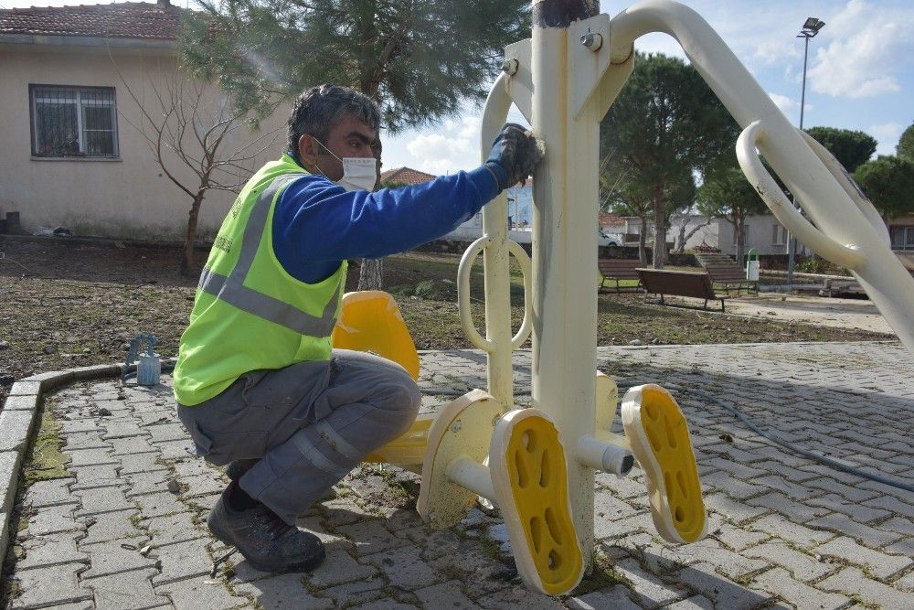 Aliağa Belediyesi ekipleri Hacıömerli Mahallesi'nde