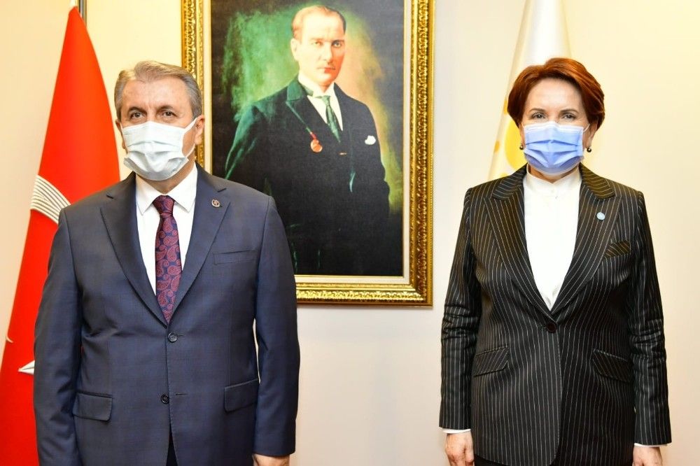 Destici'den Akşener'e 'yeni anayasa' ziyareti