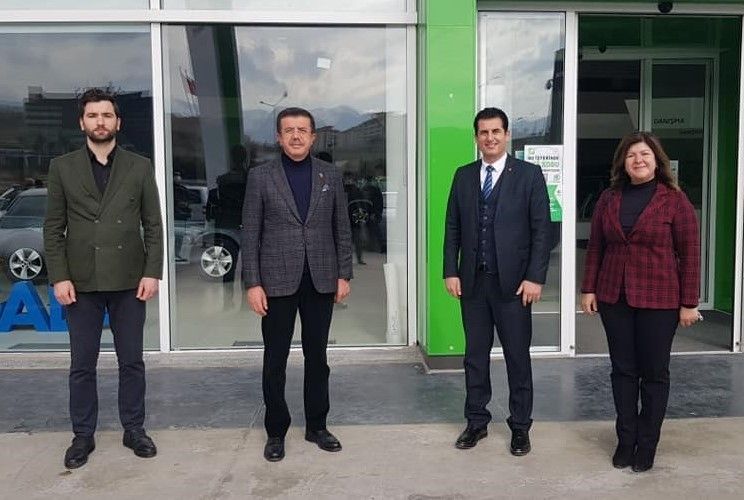 Güngör'den ilk ziyaret Zeybekci'ye