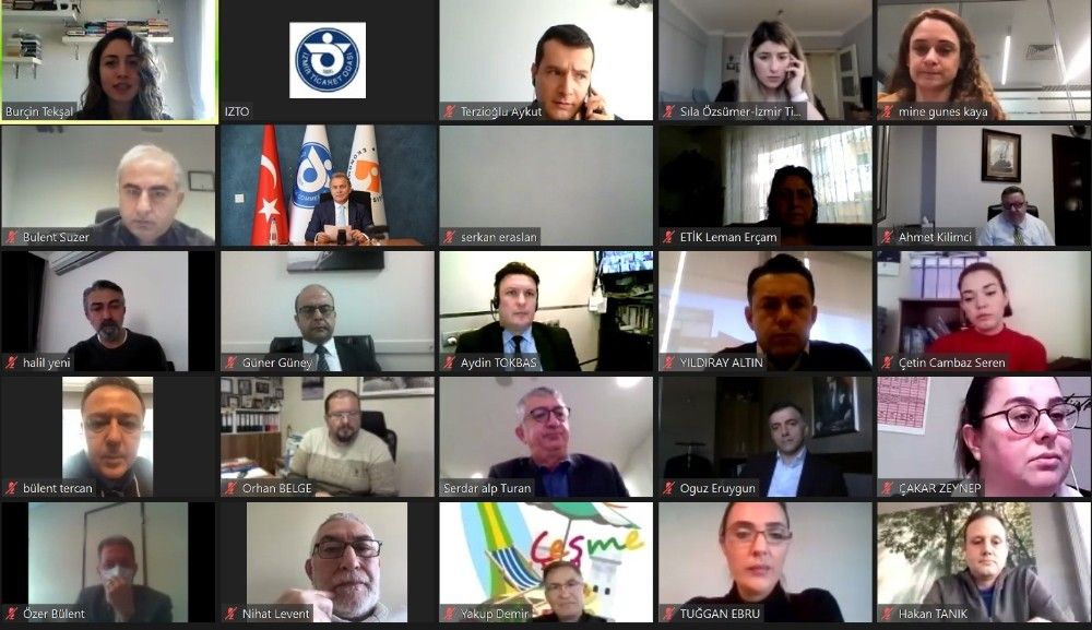 İZTO, konaklama sektörü temsilcileriyle sanal toplantı düzenledi
