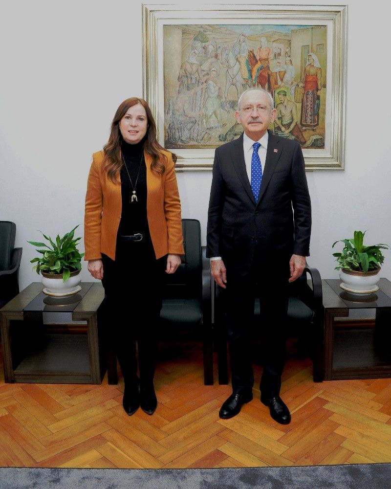 Başkan Çalkaya, Kılıçdaroğlu ile buluştu