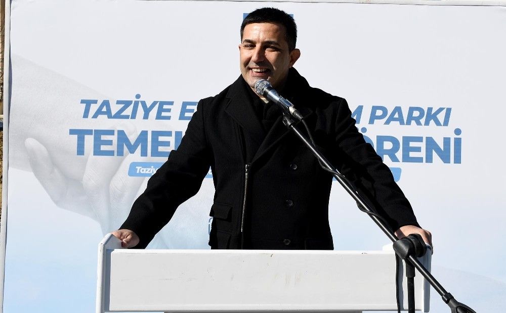 Kuşadası'nda taziye evi ve parkın temeli atıldı