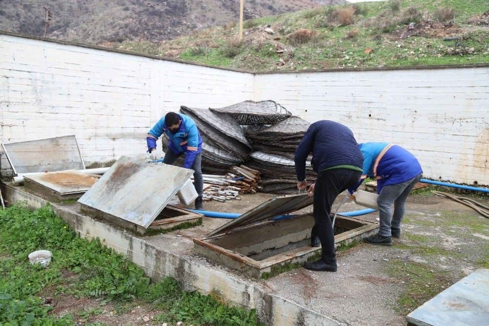 Menderes'te haşere ile mücadele