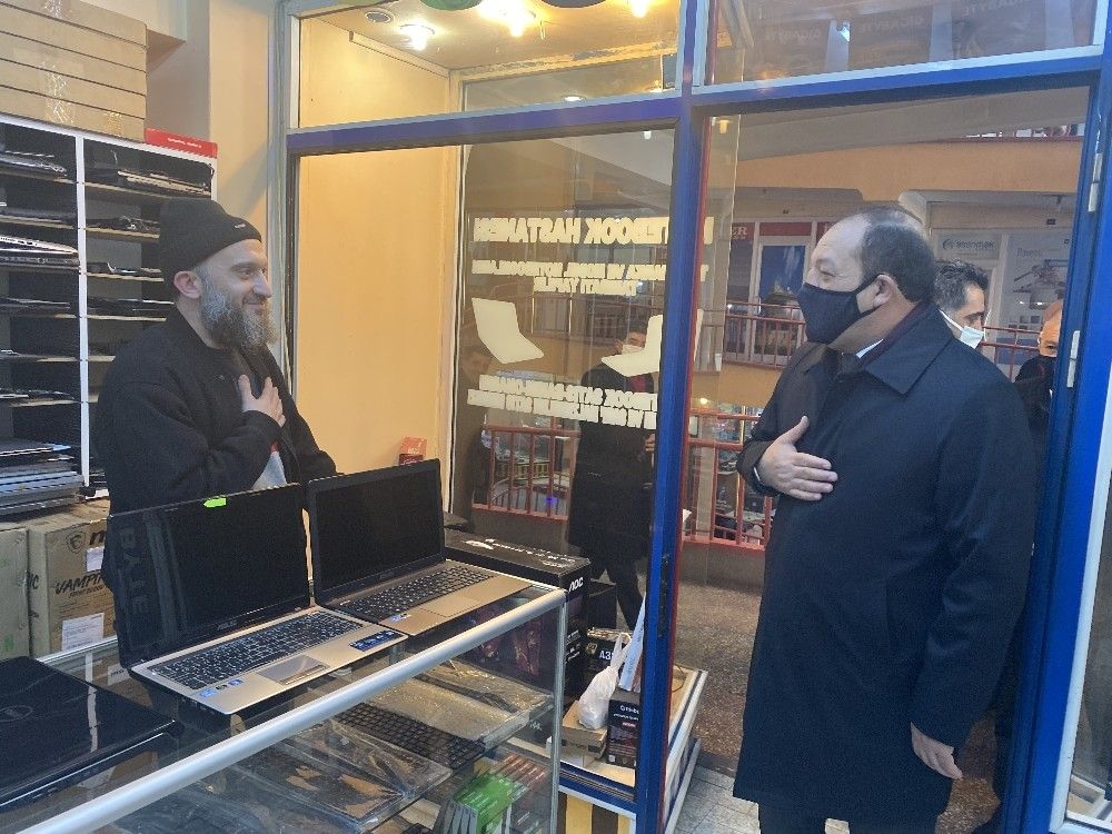 MHP esnaf ziyaretlerini sürdürüyor