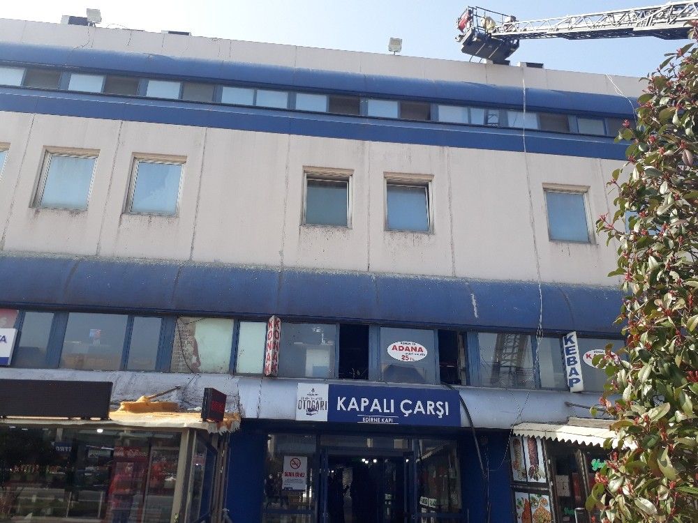 Otogarda yangın paniği