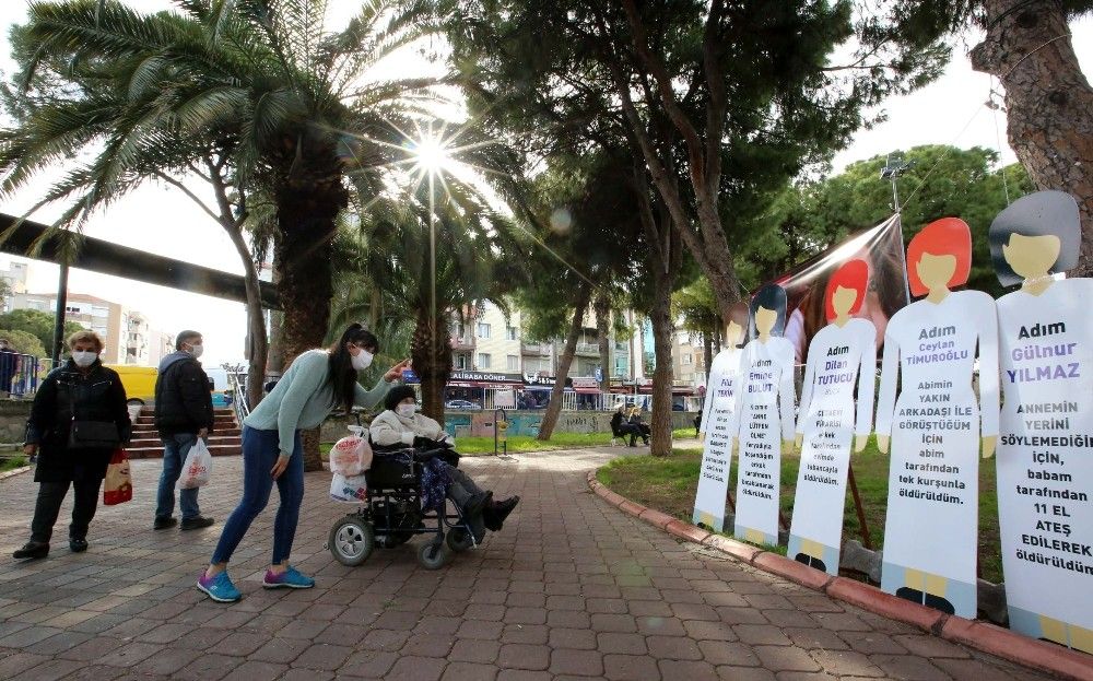 Özgecan Aslan için Şirinyer Parkı'nda farkındalık koridoru