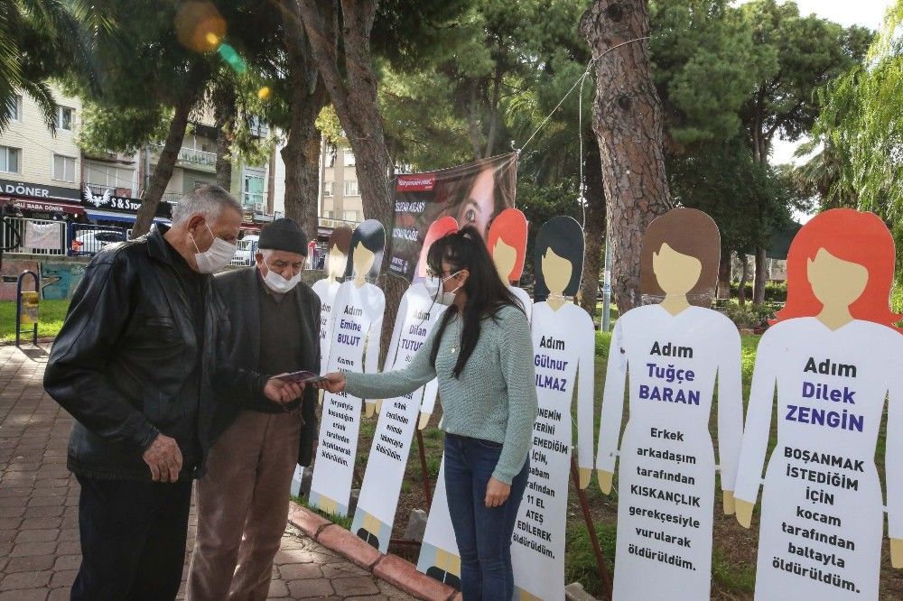 Özgecan Aslan için Şirinyer Parkı'nda farkındalık koridoru
