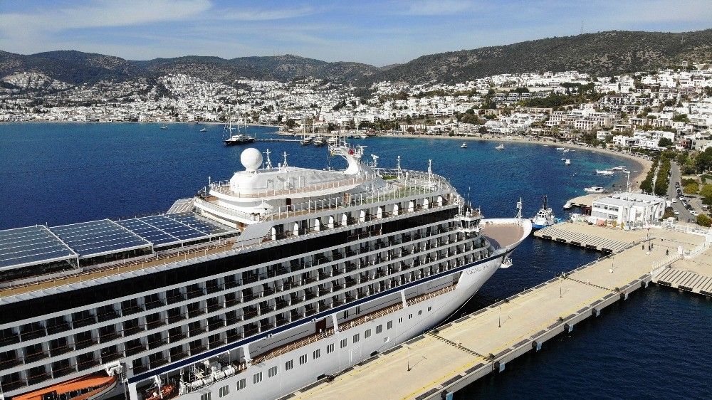 Bu sezon 30 kurvaziyer Bodrum'a demir atacak