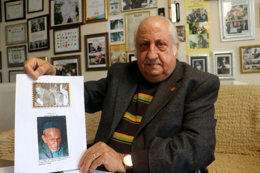 Aşık Veysel'in ölmeden 12 saat önceki fotoğrafı