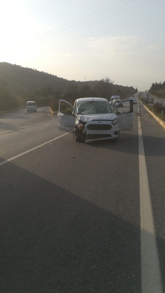 Aydın'da trafik kazası; 4 yaralı