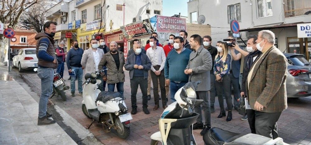 Başkan Günel, Güzelçamlı esnafı ve vatandaşlar ile bir araya geldi