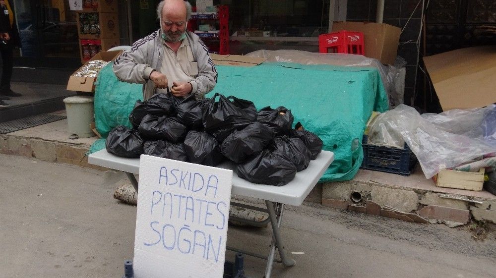 Bu da askıda 'patates-soğan' kampanyası