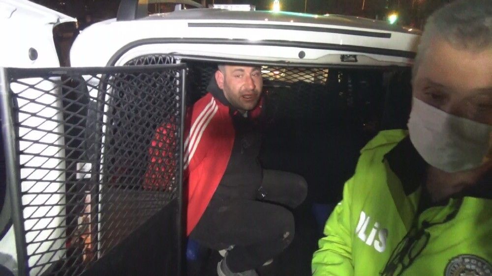 Ehliyetsiz sürücü 30 kilometrelik kovalamaca sonucu yakalandı