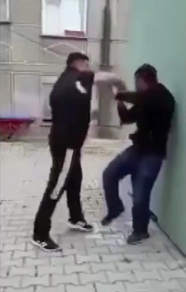 Kavga görüntüleri de ortaya çıktı