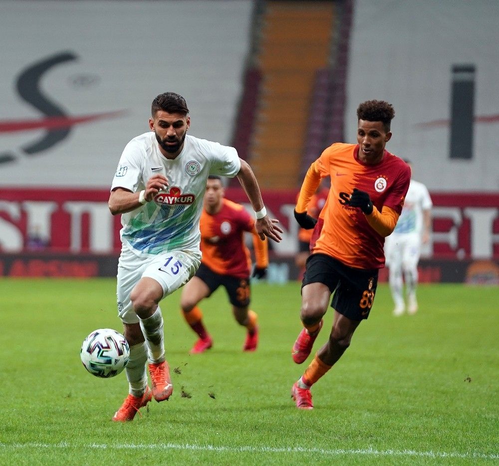 Galatasaray 17 yıl sonra evinde Rizespor'a yenildi