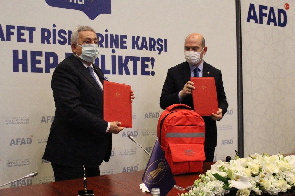 İçişleri Bakanlığı ile TESK'den afet eğitiminde işbirliği