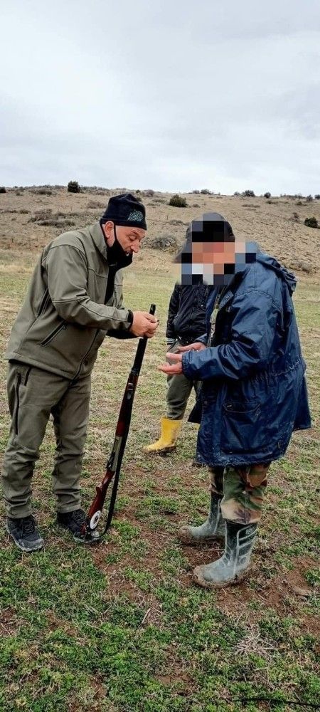 Kaçak avcılar yasal işlemden kaçamadı