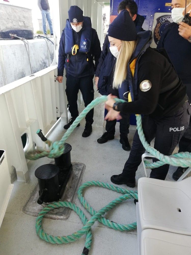 Kaptan kadın polis her göreve hazır