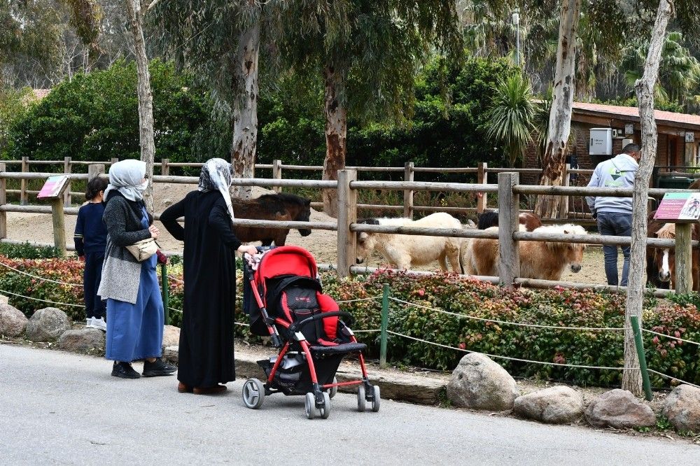 Pandeminin stresini Doğal Yaşam Parkı'nda attılar