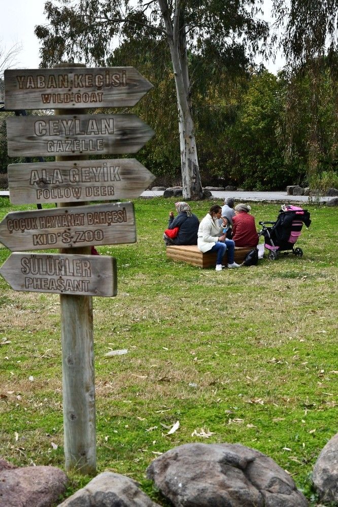 Pandeminin stresini Doğal Yaşam Parkı'nda attılar