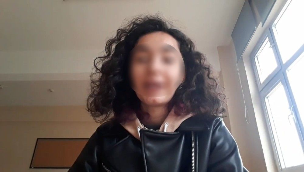 Tacizciyi montu ele verdi