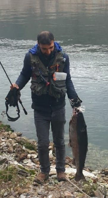 Türkiye ve Avrupa'nın en büyük alabalığı Elazığ'da yakalandı