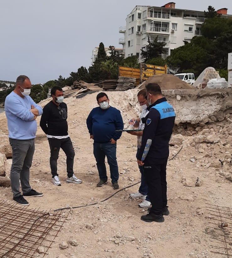 Çeşme Belediyesi suçüstü yaptı, dolguyu durdurdu