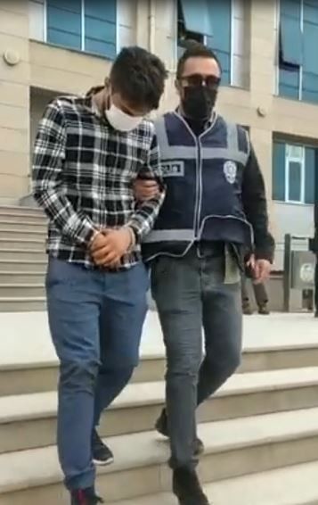 Polisten kaçan yankesici tepetaklak düşünce yakalandı